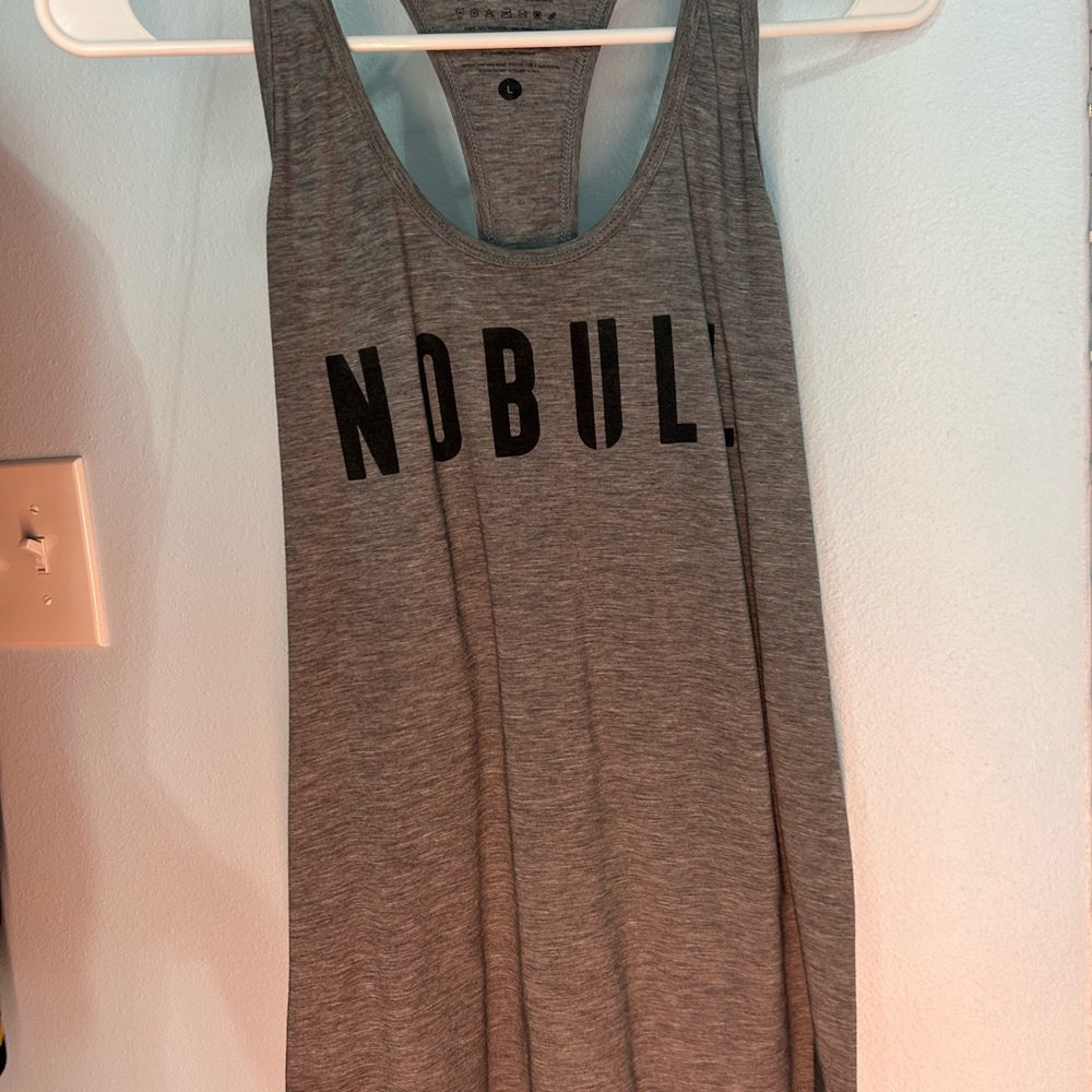 NOBULL Charcoal Women's Racerback Tank Top